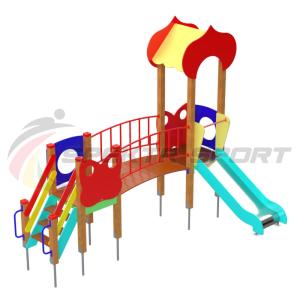 Купить Детский игровой комплекс Полянка ДИК 1603 в Тырныаузе 